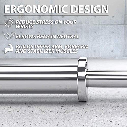 ZG-HOME Barra de Barra de 47''/59''/70''/ 86'',Barra Olímpica,Barra con Mancuernas,Barra Olímpica de 50 mm de Diámetro,Barra Antideslizante para Ejercicio Físico,Barra de Potencia1.5M(5ft) Ø 50mm ZG-HOME Barra de Barra de 47''/59''/70''/ 86'',Barra Olímpica,Barra con Mancuernas,Barra Olímpica de 50 mm de Diámetro,Barra Antideslizante para Ejercicio Físico,Barra de Potencia1.5M(5ft) Ø 50mm