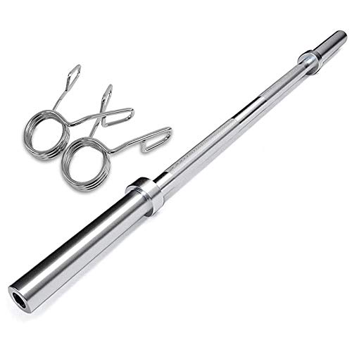 ZG-HOME Barra de Barra de 47''/59''/70''/ 86'',Barra Olímpica,Barra con Mancuernas,Barra Olímpica de 50 mm de Diámetro,Barra Antideslizante para Ejercicio Físico,Barra de Potencia1.5M(5ft) Ø 50mm ZG-HOME Barra de Barra de 47''/59''/70''/ 86'',Barra Olímpica,Barra con Mancuernas,Barra Olímpica de 50 mm de Diámetro,Barra Antideslizante para Ejercicio Físico,Barra de Potencia1.5M(5ft) Ø 50mm