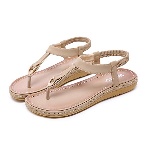 ZGYQGOO Sandalias de Dedo del pie con Clip para Mujer Verano
