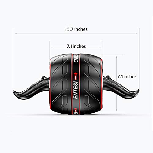 ZHAN YI SHOP Rebote automática AB Rueda de Rodillos, Robusto 7" Rueda for el núcleo Entrenamientos en el Gimnasio o en casa, Gimnasio en casa de Maquinaria en Hombres Mujeres Ejercicio Abdominal