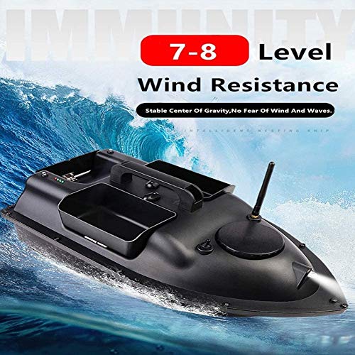 ZHANGL RC Pesca Bait Boat 500m Bait de Larga Distancia Barco Control Remoto Double Bait Barco de Pesca es un Regalo de cumpleaños para niños