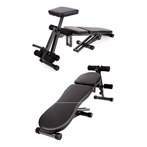ZHANGYY Banco de Ejercicios múltiples, Fuerza de extensión de Espalda Abdominal con Abdominales Plegables con Altura y ángulo Ajustables, Adecuado para Ejercicio de Cuerpo Entero ZHANGYY Banco de Ejercicios múltiples, Fuerza de extensión de Espalda Abdominal con Abdominales Plegables con Altura y ángulo Ajustables, Adecuado para Ejercicio de Cuerpo Entero