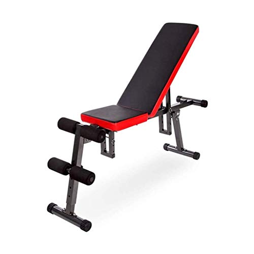 ZHANGYY Banco de Pesas, inclinación, declive, Plano, Ajustable, Bancos utilitarios, Capacidad de Peso de 800 Libras para Gimnasio en casa ZHANGYY Banco de Pesas, inclinación, declive, Plano, Ajustable, Bancos utilitarios, Capacidad de Peso de 800 Libras para Gimnasio en casa