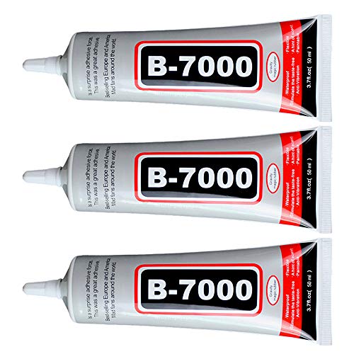 ZHANLIDA – Lote de 3 adhesivos B7000 50 ml Super Glue para reparación de teléfonos, tabletas, joyas, libros, encuadernación de piel, zapatos, papel...