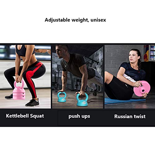 ZHAOHAOJIE Kettlebell Ajustable,Trabajo Pesado Kettlebell Ajustable para Gimnasio Home Fitness 5-12 LB Pesas,para Espalda Músculo Brazo Pectoral Entrenamiento Muscular