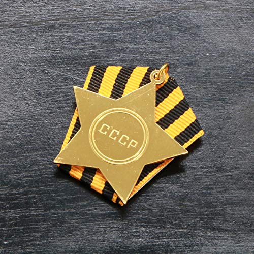 ZHAQU Medalla CCCP de la Unión Soviética, Orden de la Gloria, Medalla de la URSS de Primera Clase,   Insignia, Regalos coleccionables