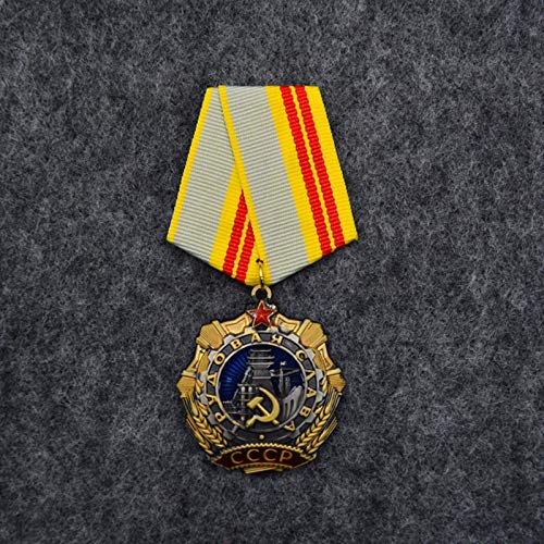 ZHAQU WW2 Segunda Guerra Mundial Unión Soviética URSS Labor Gloria Medalla de Honor CCCP Medallas   Rusia Insignias de Metal