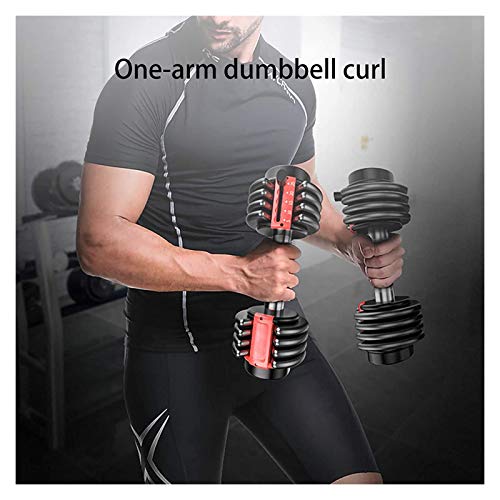 ZHENG Mancuernas Mancuernas Ajustables Mancuernas Inteligentes De Fitness 1S Ajuste Rápido Automático Mancuernas De 5 Marchas ZHENG Mancuernas Mancuernas Ajustables Mancuernas Inteligentes De Fitness 1S Ajuste Rápido Automático Mancuernas De 5 Marchas