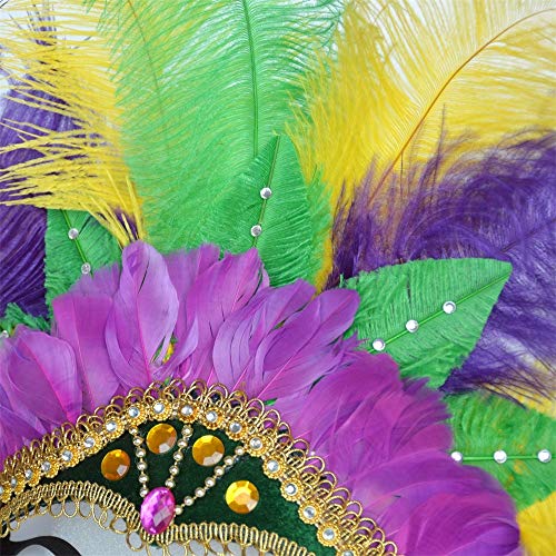 ZHENGYAQI-Headwear Retro, Sexy, Fiesta Hecho a Mano Realizar Mascarada Personalizada Avestruz Pluma Tocado Casco Tocado Diadema Diadema Danza del Vientre Natural Danza India Aro de Pelo Pluma, Tocado ZHENGYAQI-Headwear Retro, Sexy, Fiesta Hecho a Mano Realizar Mascarada Personalizada Avestruz Pluma Tocado Casco Tocado Diadema Diadema Danza del Vientre Natural Danza India Aro de Pelo Pluma, Tocado