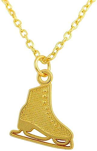 ZHIFUBA Co.,Ltd Collar de joyería de Lujo de Moda Collar Colgante de Zapato de Patinaje Dorado Collar de Cadena de eslabones Ajustables Patines de Hielo Collares Deportivos Regalo para Mujeres ZHIFUBA Co.,Ltd Collar de joyería de Lujo de Moda Collar Colgante de Zapato de Patinaje Dorado Collar de Cadena de eslabones Ajustables Patines de Hielo Collares Deportivos Regalo para Mujeres