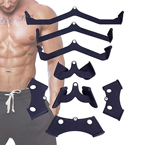 ZhiLianZhao Kit De Fijación De Máquina De Cable De Polea, Gym Fitness Remo Bar, Empuñaduras Antideslizantes Suspensión Giratoria para Máquina De Cable, Construye Fácilmente Los Músculos De La Espalda ZhiLianZhao Kit De Fijación De Máquina De Cable De Polea, Gym Fitness Remo Bar, Empuñaduras Antideslizantes Suspensión Giratoria para Máquina De Cable, Construye Fácilmente Los Músculos De La Espalda