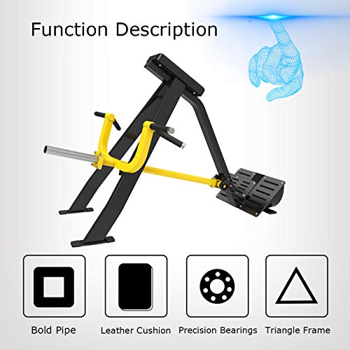 ZhiLianZhao Máquina De Remo Aeróbico, Tipo T Remo Gimnasio Rowing Machine, con Asiento Blando para Ejercicio Cardiovascular En Interiores, Hogar/Apartamento