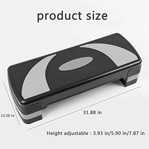 ZhiLianZhao Stepper Óptimo para El Aeróbic Y El Fitness Altura Ajustable Cardio Ejercicio Steppers con Amortiguación para Entrenamiento De Yoga para Adelgazar ZhiLianZhao Stepper Óptimo para El Aeróbic Y El Fitness Altura Ajustable Cardio Ejercicio Steppers con Amortiguación para Entrenamiento De Yoga para Adelgazar