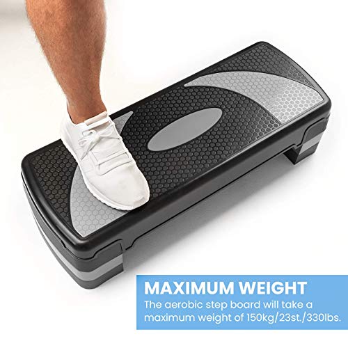 ZhiLianZhao Stepper Óptimo para El Aeróbic Y El Fitness Altura Ajustable Cardio Ejercicio Steppers con Amortiguación para Entrenamiento De Yoga para Adelgazar