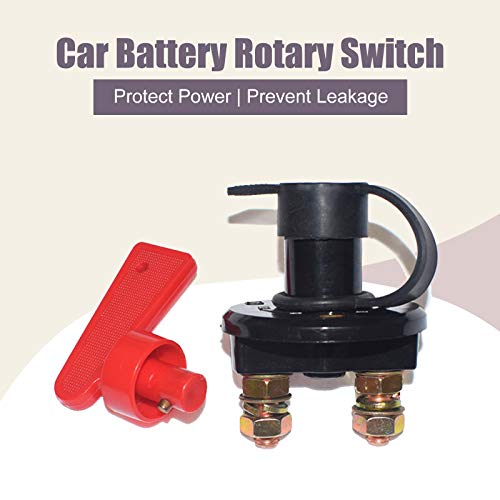 ZHITING Interruptor de Batería 12V 300A Interruptor de Desconexión con llaves Aislador de Emergencia Battery Switch para Coche Barco ZHITING Interruptor de Batería 12V 300A Interruptor de Desconexión con llaves Aislador de Emergencia Battery Switch para Coche Barco
