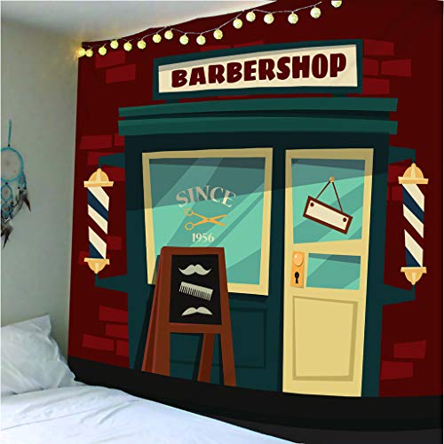 zhkn Tapiz Impresión Digital Patrón De Barbería Tapiz Manta De Pared Toalla De Playa Alfombra Manta Tienda De Campaña Colchón De Viaje Colchoneta para La Decoración del Hogar 200X150CM zhkn Tapiz Impresión Digital Patrón De Barbería Tapiz Manta De Pared Toalla De Playa Alfombra Manta Tienda De Campaña Colchón De Viaje Colchoneta para La Decoración del Hogar 200X150CM
