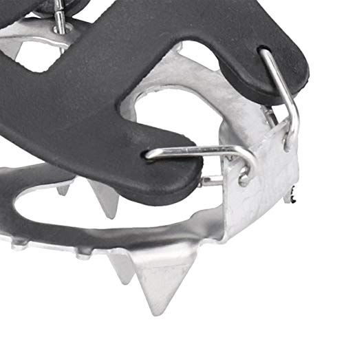 zhoul Snow Grips Over Shoes/Boot, 18 Dientes Crampones Pesca Zapato de Nieve Grips con Pinchos Tacos Antideslizantes Fundas para Raquetas de Nieve para montañismo de Invierno zhoul Snow Grips Over Shoes/Boot, 18 Dientes Crampones Pesca Zapato de Nieve Grips con Pinchos Tacos Antideslizantes Fundas para Raquetas de Nieve para montañismo de Invierno