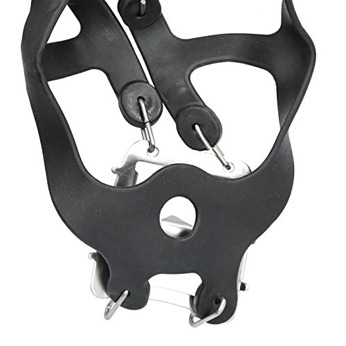zhoul Snow Grips Over Shoes/Boot, 18 Dientes Crampones Pesca Zapato de Nieve Grips con Pinchos Tacos Antideslizantes Fundas para Raquetas de Nieve para montañismo de Invierno zhoul Snow Grips Over Shoes/Boot, 18 Dientes Crampones Pesca Zapato de Nieve Grips con Pinchos Tacos Antideslizantes Fundas para Raquetas de Nieve para montañismo de Invierno
