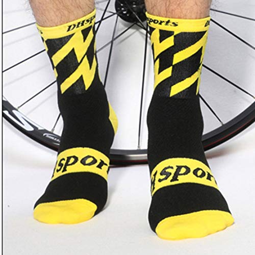 zhouweiwei Calcetines de Ciclismo Deportes Bicicleta Correr Clases de Spinning Senderismo Gimnasio Entrenamiento Guay Divertido