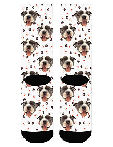 Zhovee Calcetines personalizados, perro, gato, cara de mascotas Calcetines con imagen para amantes de las mascotas, cara personalizada de calcetines Zhovee Calcetines personalizados, perro, gato, cara de mascotas Calcetines con imagen para amantes de las mascotas, cara personalizada de calcetines