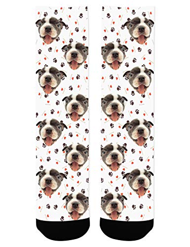 Zhovee Calcetines personalizados, perro, gato, cara de mascotas Calcetines con imagen para amantes de las mascotas, cara personalizada de calcetines Zhovee Calcetines personalizados, perro, gato, cara de mascotas Calcetines con imagen para amantes de las mascotas, cara personalizada de calcetines