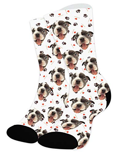Zhovee Calcetines personalizados, perro, gato, cara de mascotas Calcetines con imagen para amantes de las mascotas, cara personalizada de calcetines Zhovee Calcetines personalizados, perro, gato, cara de mascotas Calcetines con imagen para amantes de las mascotas, cara personalizada de calcetines