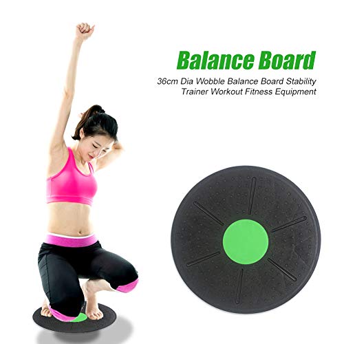 zhppac Balance Board Cojin De Equilibrio Equilibrio Entrenador Equilibrio Tabla de Estabilidad Antideslizante La Bola del Balance de Entrenador Green,Freesize