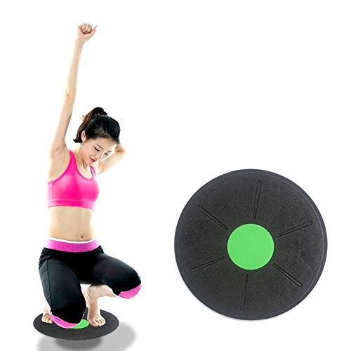 zhppac Balance Board Cojin De Equilibrio Equilibrio Entrenador Equilibrio Tabla de Estabilidad Antideslizante La Bola del Balance de Entrenador Green,Freesize