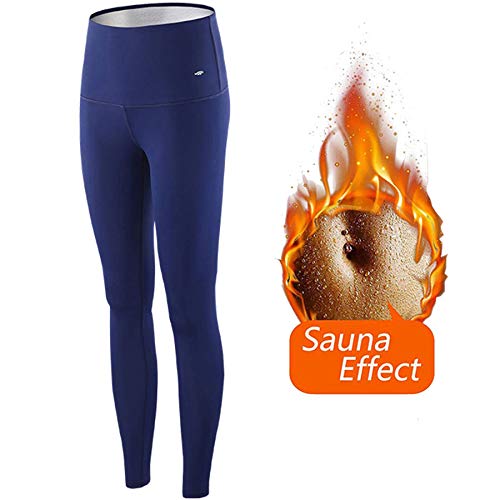 ZHRUI Pantalones para Adelgazar,Pantalones Deportivos Mujer, Pantalón de Sudoración Adelgazar, Leggings Push Up, Mallas Termicos de Neopreno, Faja Reductora Adelgazante para Deporte (Azul, XL) ZHRUI Pantalones para Adelgazar,Pantalones Deportivos Mujer, Pantalón de Sudoración Adelgazar, Leggings Push Up, Mallas Termicos de Neopreno, Faja Reductora Adelgazante para Deporte (Azul, XL)