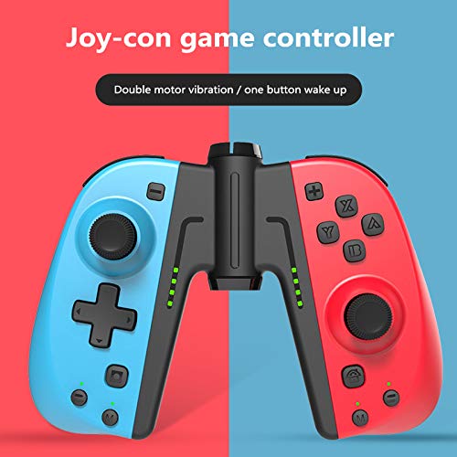 ZHSONG Controlador inalámbrico para NS-Switch, Controlador de interruptor Bluetooth, JoyCon Switch Joy Con Controller Joy Pad Par Split Pad, Giroscopio de 6 ejes, Vibración dual