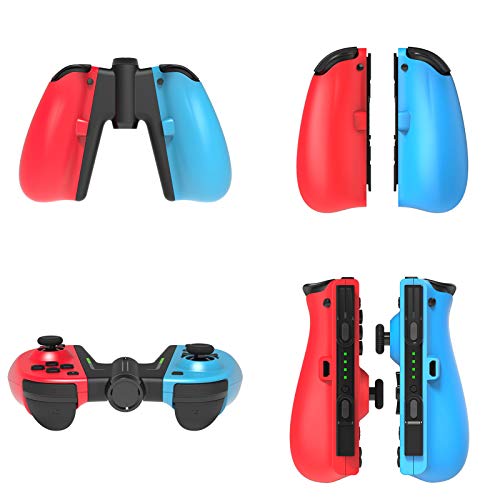 ZHSONG Controlador inalámbrico para NS-Switch, Controlador de interruptor Bluetooth, JoyCon Switch Joy Con Controller Joy Pad Par Split Pad, Giroscopio de 6 ejes, Vibración dual