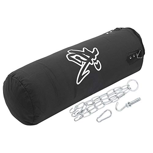 zhuolong Saco de Arena de Boxeo Tipo Colgante Saco de Boxeo de Entrenamiento Grueso Profesional para Sala de Fitness(80cm-Negro)