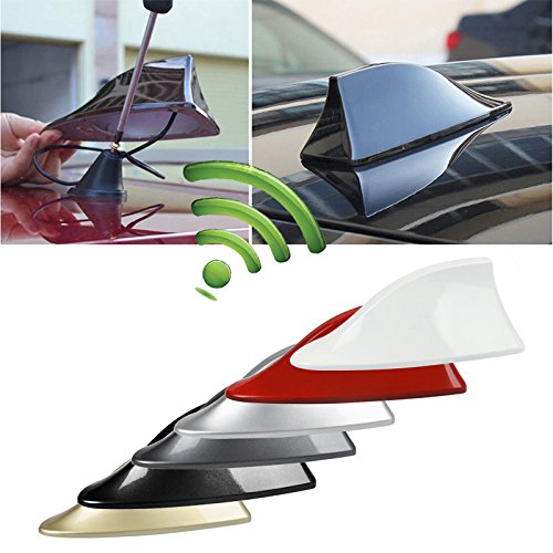 Zhuotop Coche techo superior AM/FM Radio antena aleta de tiburón antena Universal de señal Zhuotop Coche techo superior AM/FM Radio antena aleta de tiburón antena Universal de señal