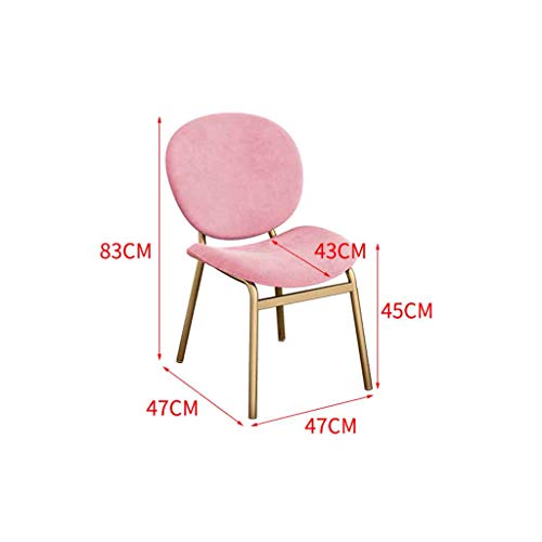 ZHyizi Silla Escarabajo Taburete Ergonómico De Maquillaje con Respaldo Patas De Hierro Y Esponja De Rebote De Alta Densidad para Café Vestidor Cocina Oficina Balcón(Color:Azul) ZHyizi Silla Escarabajo Taburete Ergonómico De Maquillaje con Respaldo Patas De Hierro Y Esponja De Rebote De Alta Densidad para Café Vestidor Cocina Oficina Balcón(Color:Azul)