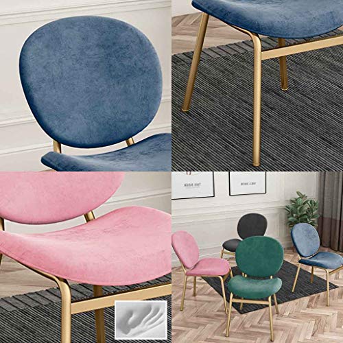 ZHyizi Silla Escarabajo Taburete Ergonómico De Maquillaje con Respaldo Patas De Hierro Y Esponja De Rebote De Alta Densidad para Café Vestidor Cocina Oficina Balcón(Color:Azul) ZHyizi Silla Escarabajo Taburete Ergonómico De Maquillaje con Respaldo Patas De Hierro Y Esponja De Rebote De Alta Densidad para Café Vestidor Cocina Oficina Balcón(Color:Azul)