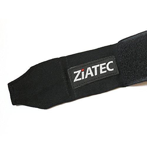 Ziatec Profi Boxing Wraps [3m/4,5m] | Vendas de Boxeo, muñequeras con Pulgares para Crossfit, musculación, Levantar Pesos, tamaño:Talla única, Color:Negro