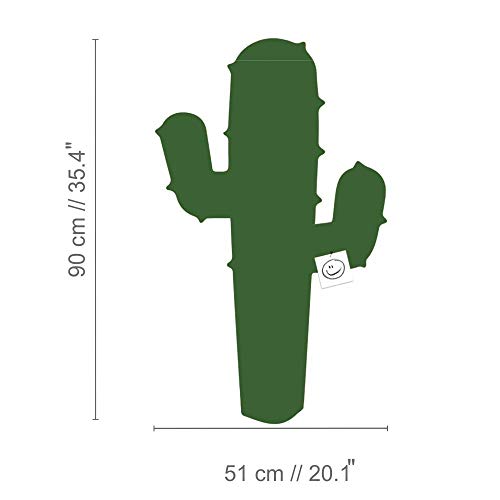 Zibros - Tablón de anuncios de corcho en forma de cactus, corcho natural decorativo, para oficina, niños, diseño de pared, efecto 3D, adhesivo despegable, formato XL, 90 x 60 x 2 cm Zibros - Tablón de anuncios de corcho en forma de cactus, corcho natural decorativo, para oficina, niños, diseño de pared, efecto 3D, adhesivo despegable, formato XL, 90 x 60 x 2 cm