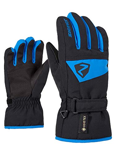 Ziener Lago GTX Glove Junior Guantes de esquí/Deportes de Invierno Impermeables y Transpirables, Infantil, Persian Blue, 6