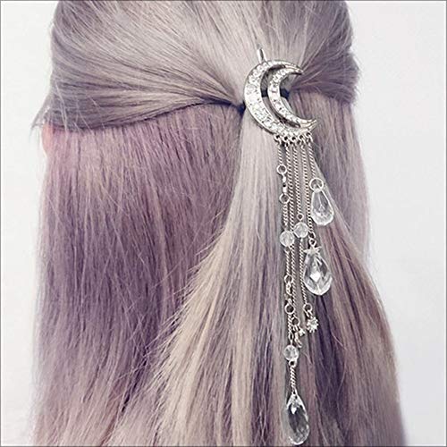 Zihuist Moon Crystal Rhinestone Beads Cuelga Horquilla Borla de la Pinza de Pelo Sombreros Gorros Triángulo Geométrico Horquilla Clips de Garras de Cabello Perlas para Niñas Niños encantadores Zihuist Moon Crystal Rhinestone Beads Cuelga Horquilla Borla de la Pinza de Pelo Sombreros Gorros Triángulo Geométrico Horquilla Clips de Garras de Cabello Perlas para Niñas Niños encantadores