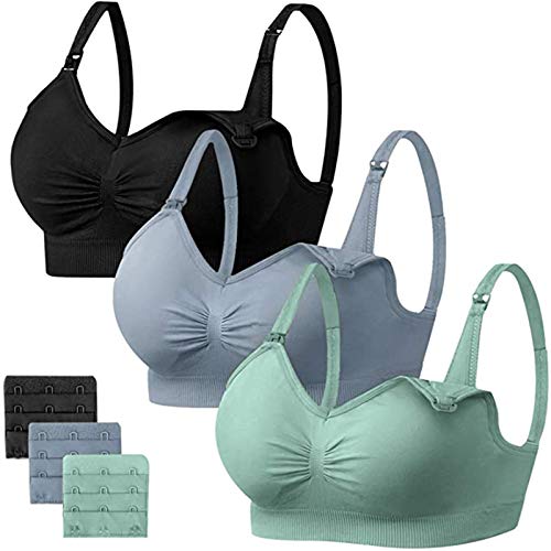 Zilosconcy 3 pcs Sujetador Deportivo Mujer Push Up con Almohadillas Extraíbles Bra Deporte Yoga Fitness Run Ejercicio de Diaria Slim Fit sin Anillo de Acero Chaleco para Mujer Sujetador de Camisola Zilosconcy 3 pcs Sujetador Deportivo Mujer Push Up con Almohadillas Extraíbles Bra Deporte Yoga Fitness Run Ejercicio de Diaria Slim Fit sin Anillo de Acero Chaleco para Mujer Sujetador de Camisola