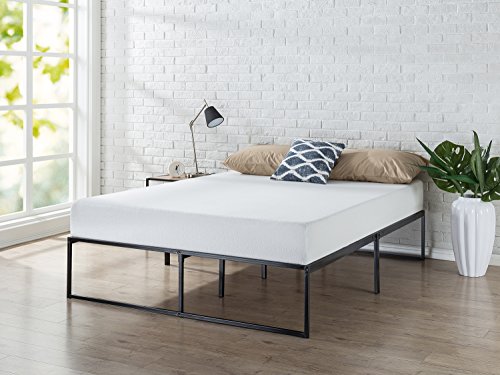 Zinus Bastidor para cama de plataforma Lorelei de 35,6 cm, Base para colchón, Sin necesidad de usar un somier, Cama en caja, Fácil montaje, 90 x 190 cm