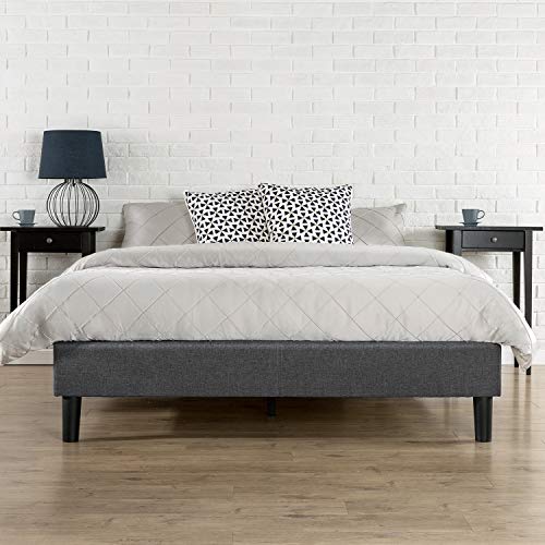 Zinus Bastidor para cama de plataforma tapizado esencial Curtis, Sin necesidad de usar un somier, Sólido soporte de listones de madera, Fácil montaje, Sin cabecero, 150 x 190 cm Zinus Bastidor para cama de plataforma tapizado esencial Curtis, Sin necesidad de usar un somier, Sólido soporte de listones de madera, Fácil montaje, Sin cabecero, 150 x 190 cm