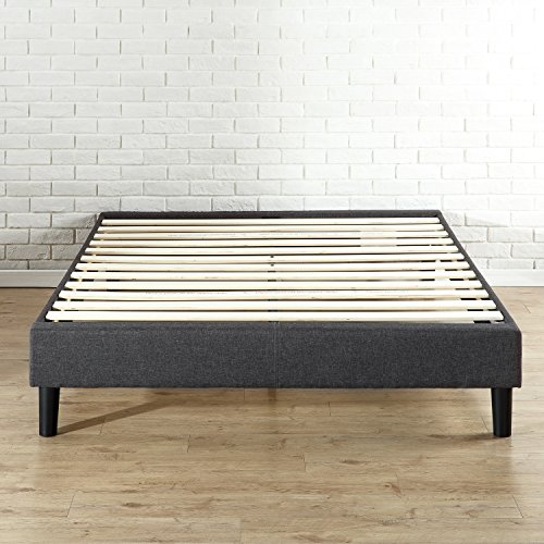 Zinus Bastidor para cama de plataforma tapizado esencial Curtis, Sin necesidad de usar un somier, Sólido soporte de listones de madera, Fácil montaje, Sin cabecero, 150 x 190 cm Zinus Bastidor para cama de plataforma tapizado esencial Curtis, Sin necesidad de usar un somier, Sólido soporte de listones de madera, Fácil montaje, Sin cabecero, 150 x 190 cm