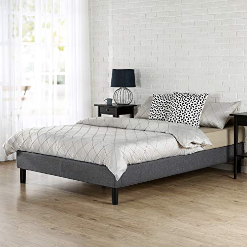 Zinus Bastidor para cama de plataforma tapizado esencial Curtis, Sin necesidad de usar un somier, Sólido soporte de listones de madera, Fácil montaje, Sin cabecero, 150 x 190 cm Zinus Bastidor para cama de plataforma tapizado esencial Curtis, Sin necesidad de usar un somier, Sólido soporte de listones de madera, Fácil montaje, Sin cabecero, 150 x 190 cm