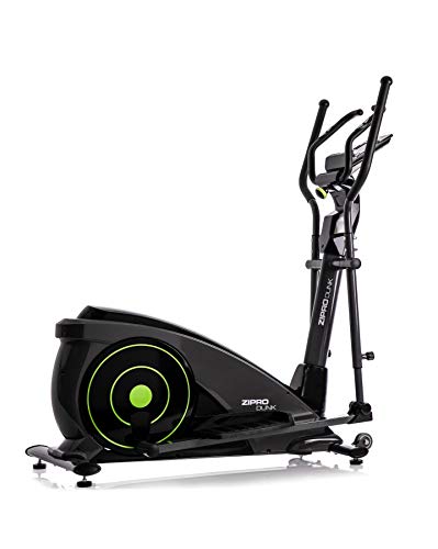 Zipro Bicicleta elíptica magnética iConsole Dunk hasta 150 kg, una Masa de inercia de 12 kg, Unisex Adulto, Negro, estándar