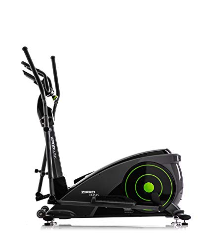 Zipro Bicicleta elíptica magnética iConsole Dunk hasta 150 kg, una Masa de inercia de 12 kg, Unisex Adulto, Negro, estándar