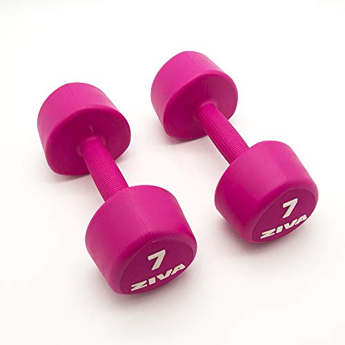 ZIVA Chic Studio 2 Mancuernas de 7KG, Unisex Adulto, Rosa, Talla única ZIVA Chic Studio 2 Mancuernas de 7KG, Unisex Adulto, Rosa, Talla única