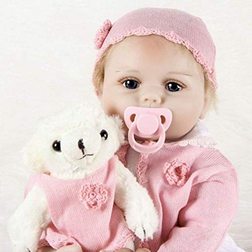 ZIYIUI Realista 22 Pulgadas Muñecas Reborn bebé 55 cm Recién Nacido Silicona Suave de Vinilo Realista Bebé Reborn niña Hecha a Mano Regalo de cumpleaños para niños ZIYIUI Realista 22 Pulgadas Muñecas Reborn bebé 55 cm Recién Nacido Silicona Suave de Vinilo Realista Bebé Reborn niña Hecha a Mano Regalo de cumpleaños para niños