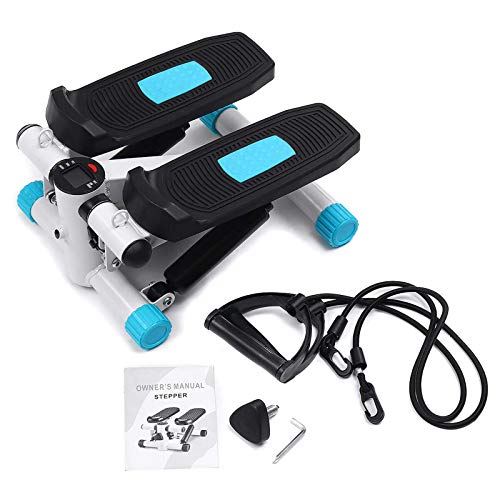 Zjcpow Mini-Paso A Paso Fitness Stair Stepper Cardio Sport Fitness Stepper Machine con Bandas De Resistencia De Monitor LCDpara Zjcpow Mini-Paso A Paso Fitness Stair Stepper Cardio Sport Fitness Stepper Machine con Bandas De Resistencia De Monitor LCDpara