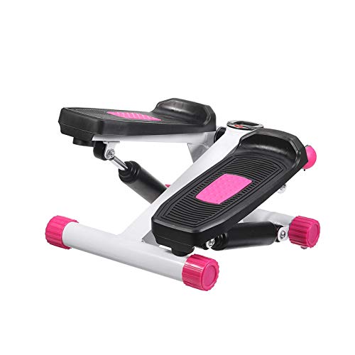 Zjcpow Mini-Paso A Paso Multifuncional Mini Steppers Pantalla LED Cintas De Correr Deportivas Máquinas para Correr Pedal De Adelgazamiento Gimnasio En Casa Equipo De Fitness con Bandas Elásticaspara